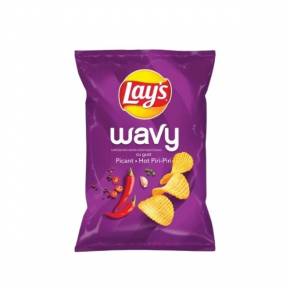 CHIPS LAY'S WAVY PIRI PIRI 115G