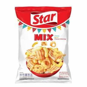 SNACKS  MIX  ROSU 90G  