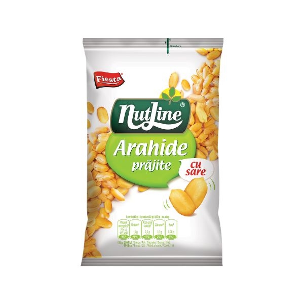 ARAHIDE PRAJITE CU SARE NUTLINE 50G