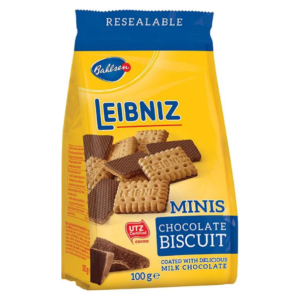 BISCUITI LEIBNIZ MINI CHOCO 100GR