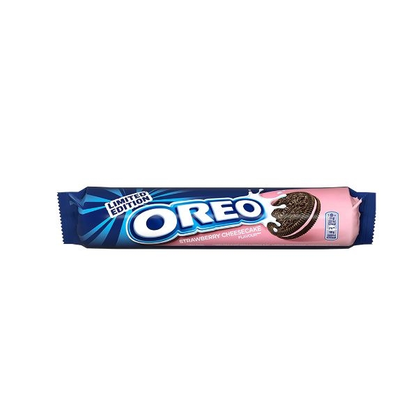 BISCUITI OREO CAPSUNI 154G