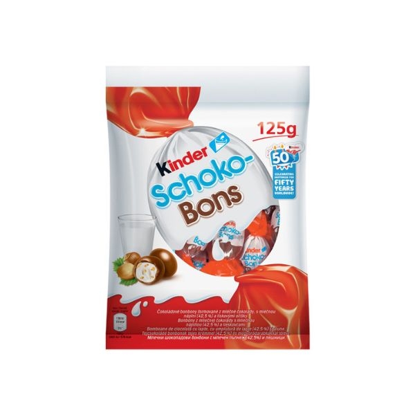 BOMBOANE CIOCOLATA SCHOKOBONS KINDER 125GR