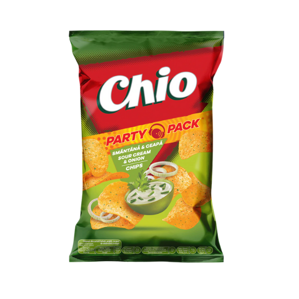 CHIPS CU GUST DE SMANTANA SI CEAPA CHIO 170G