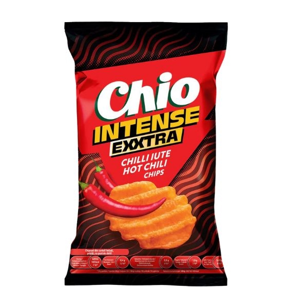 CHIPS EXXTRA  INTENSE CU CHILI IUTE CHIO 120G