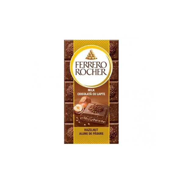 CIOCOLATA FERERRO LAPTE 90GR