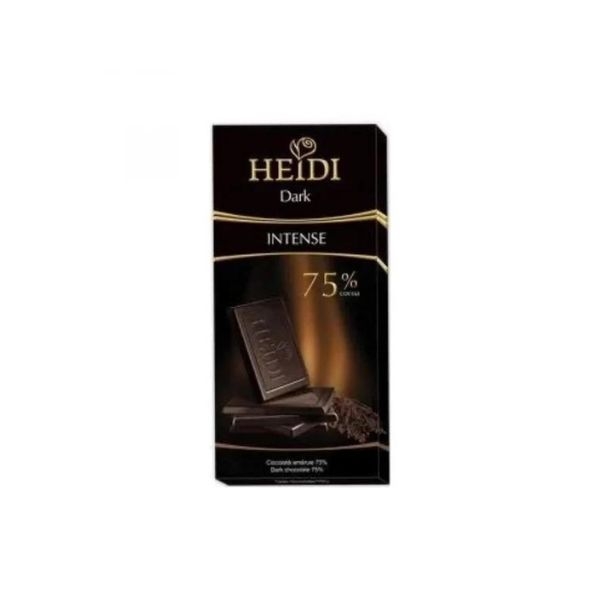 CIOCOLATA HEIDI INTENSE 75% 80G