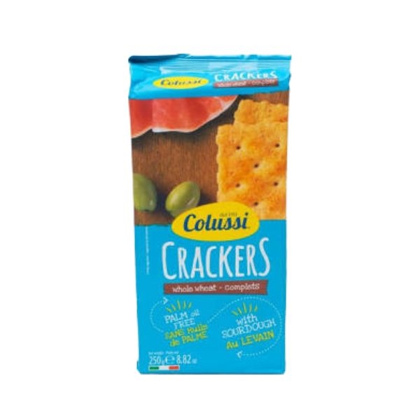 CRACKERS INTEGRALI COLUSSI 250GR