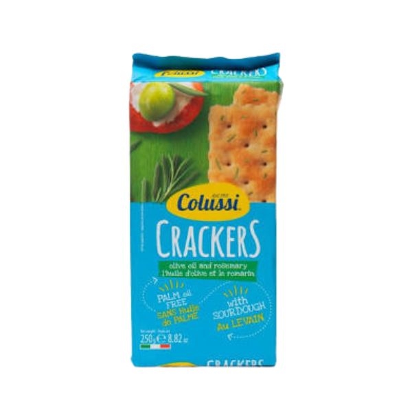 CRACKERS ULEI MASLINE COLUSSI 250 GR