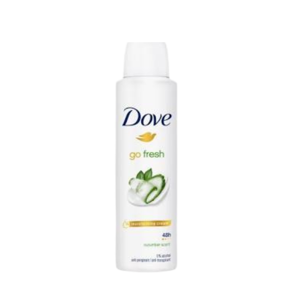 DEO SPRAY GO FRESH DOVE 150ML