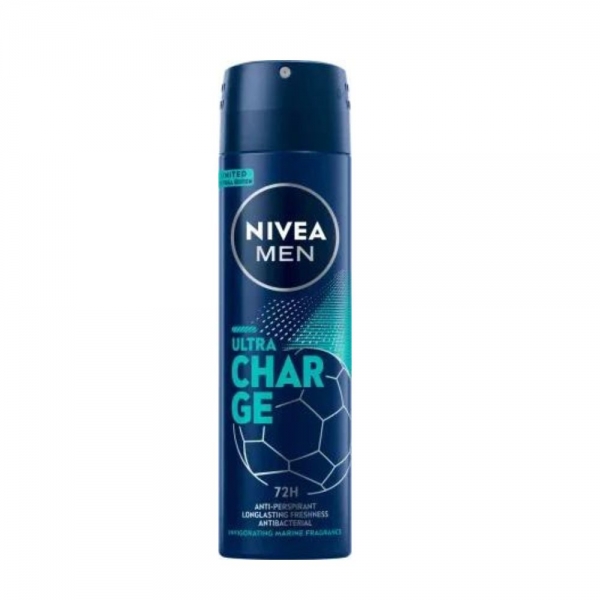 DEO SPRAY MASC ULTRA CHARGE NIVEA 150ML