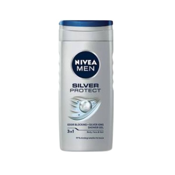 GEL DUS SILVER PROTECT NIVEA MEN 250ML