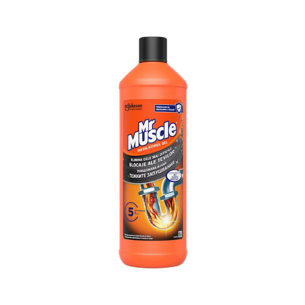 GEL PENTRU DESFUNDAREA TEVILOR MR MUSCLE 1000ML