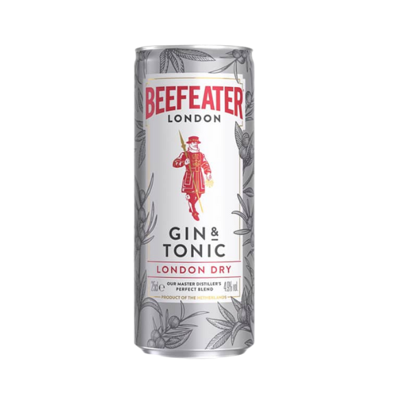 GIN BEEFEATER DRY&TONIC 0.25L SGR