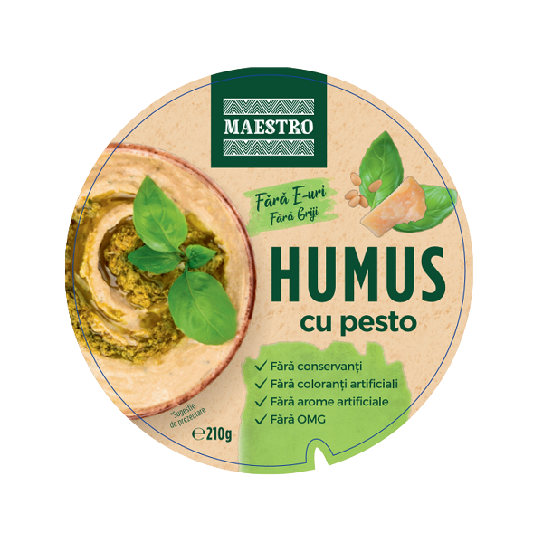 HUMUS CU PESTO MAESTRO 210G