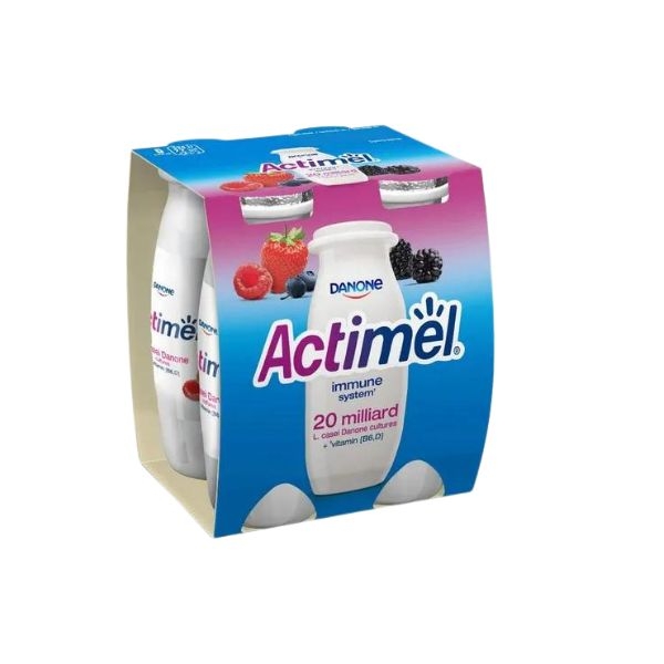 IAURT ACTIMEL FRUCTE PADURE 4*100GR