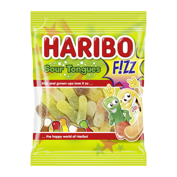 JELEURI HARIBO SOUR TONGUES 100G