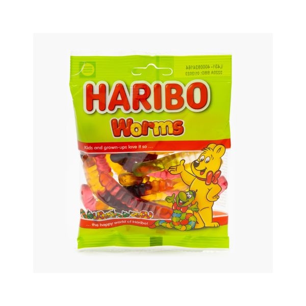 JELEURI HARIBO WORMS 100G    