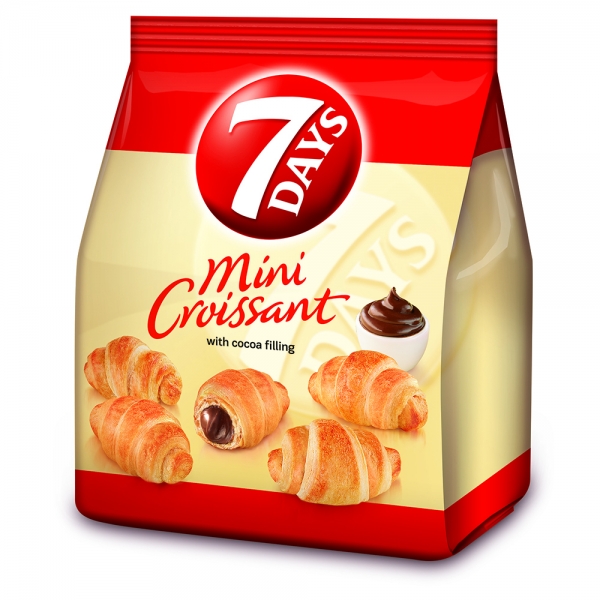 MINI CROISSANT CU UMPL AR. CACAO 185GR