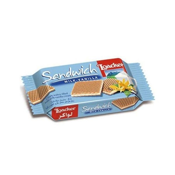 NAPOLITANE LAPTE VANILIE LOACKER 25G