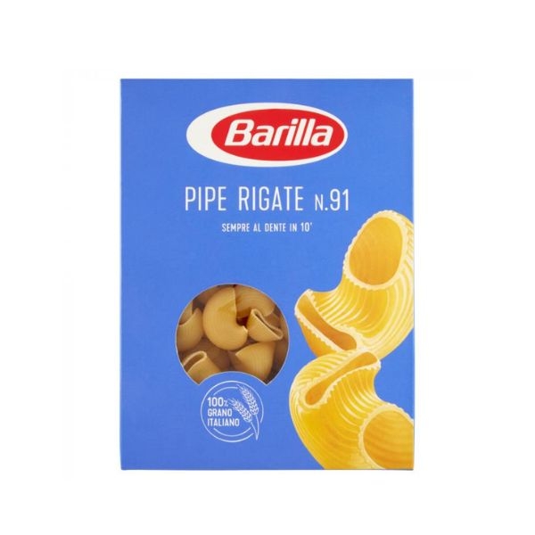 PIPE RIGATE NR91 BARILLA 500G          