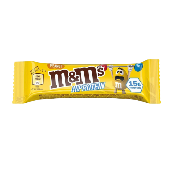 PROTEIN PEANUT BAR M&M'S 51G