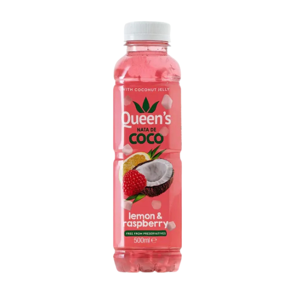 QUEEN'S NATA DE COCO RASPBERRY&LEMON 0.5L SGR