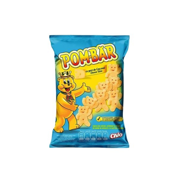 SNACK POM BAR CU GUST CHEESE 50 GR