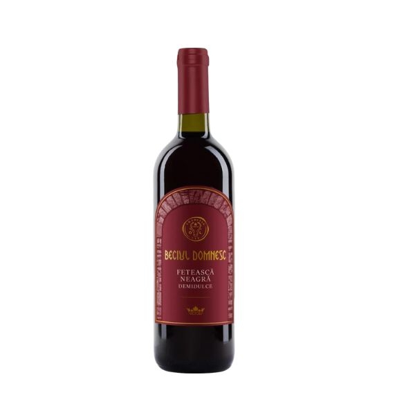 VIN BECIUL DOMNESC FETEASCA  NEAGRA DEMIDULCE 0.75L SGR