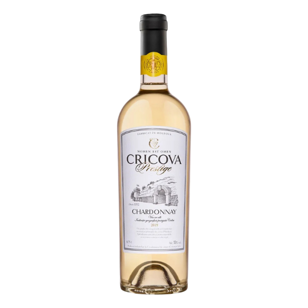 VIN CRICOVA PRESTIGE CHARDONNAY ALB SEC 0.75L SGR