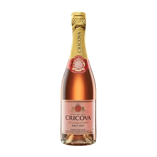 VIN SPUMANT CLASIC BRUT ROZE CRICOVA 0.75L SGR