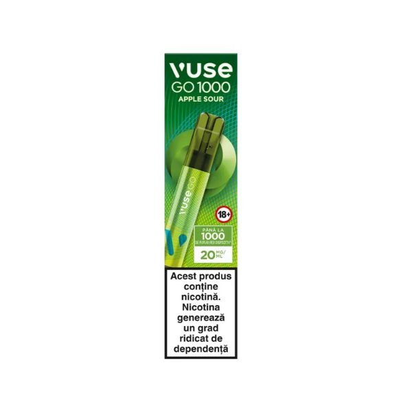 VUSE GO 1000 BOX APPLE SOUR 20MG/ML