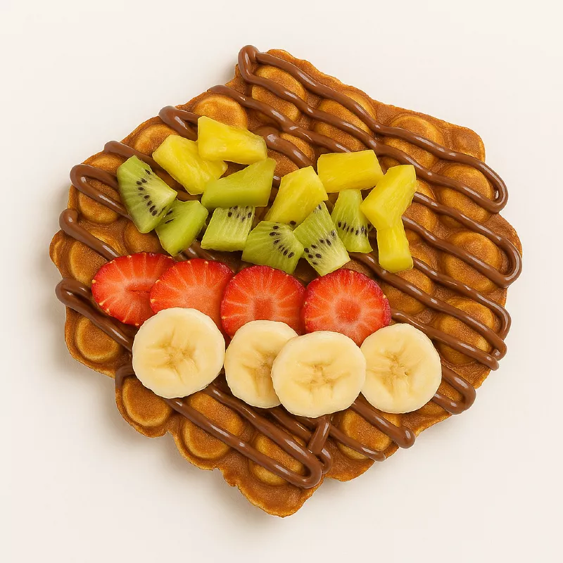 BUBBLE WAFFLE FRUITY NUTTY | 260g