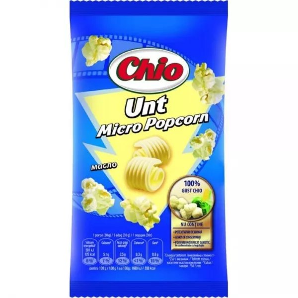 POPCORN MICRO CU AR UNT CHIO 80 G