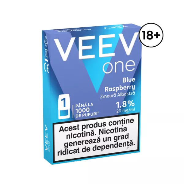 VEEV ONE BLUE RASPBERRY 1.8% 1POD