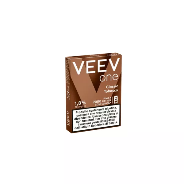 VEEV ONE  CLASSIC  TOBACCO 1.8%    1POD