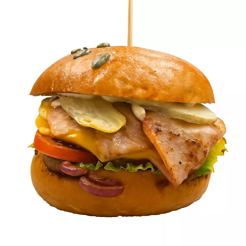 ALL DOUBLE SMASHED BURGER CU CARTOFI PROASPETI PRAJITI (NECONGELATI) | 420g