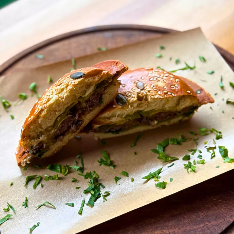 OZN BURGER CU CARTOFI PROASPETI PRAJITI (NECONGELATI) | 360g