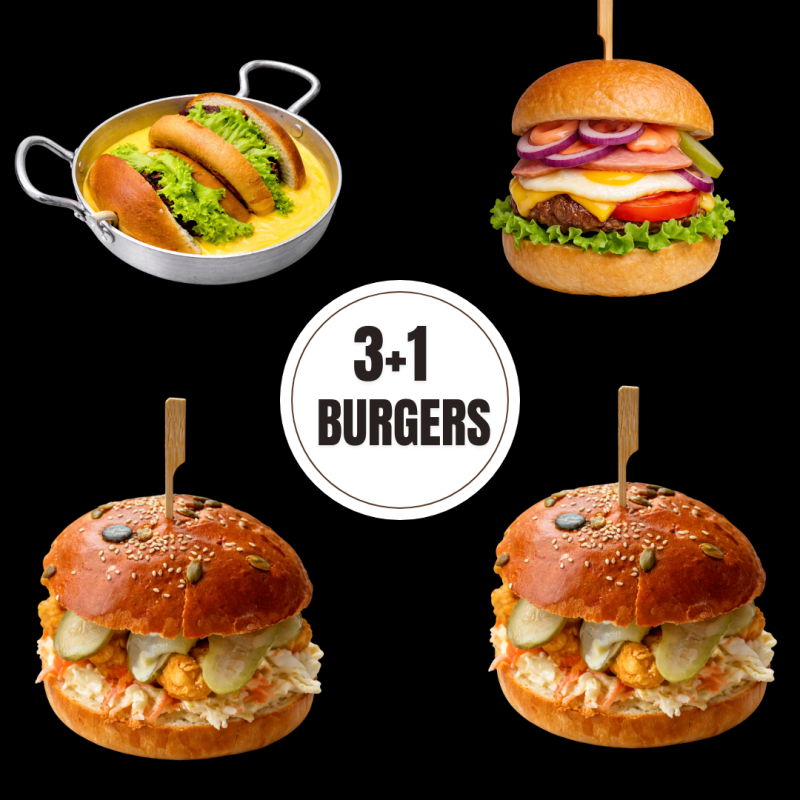 BURGER 3+1- MIXED CREW