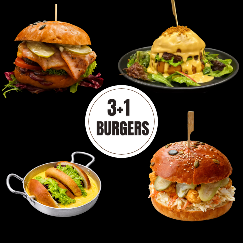 BURGER 3+1- SMASH & CRUNCH