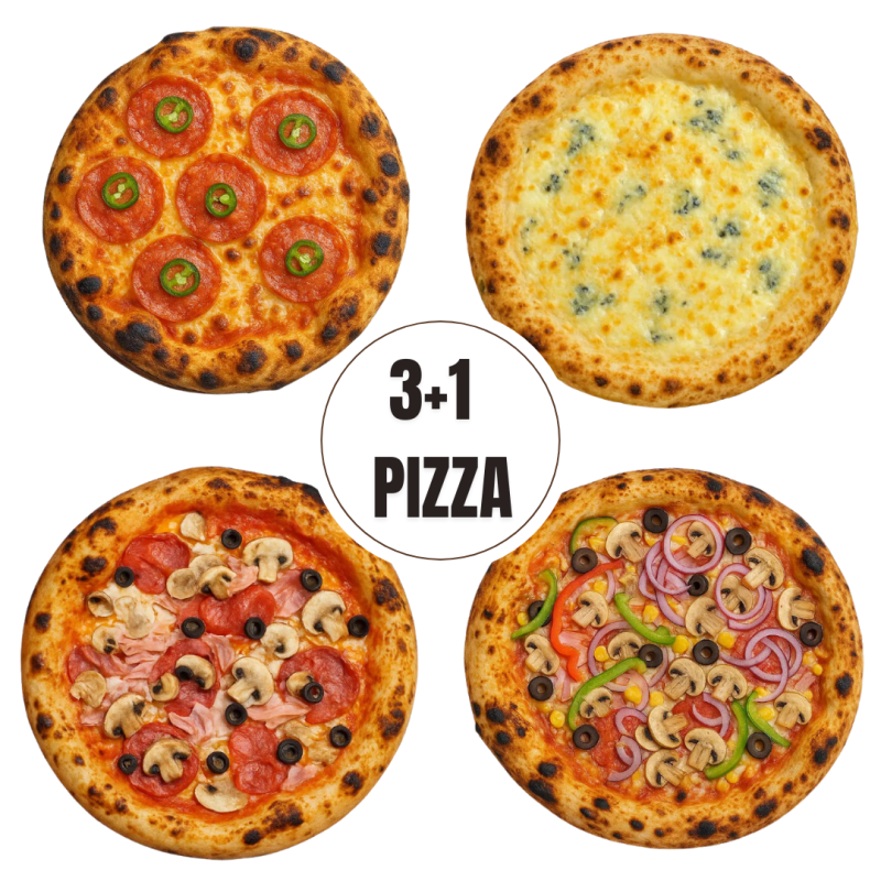 PIZZA 3+1-ALL TIME FAVORITES