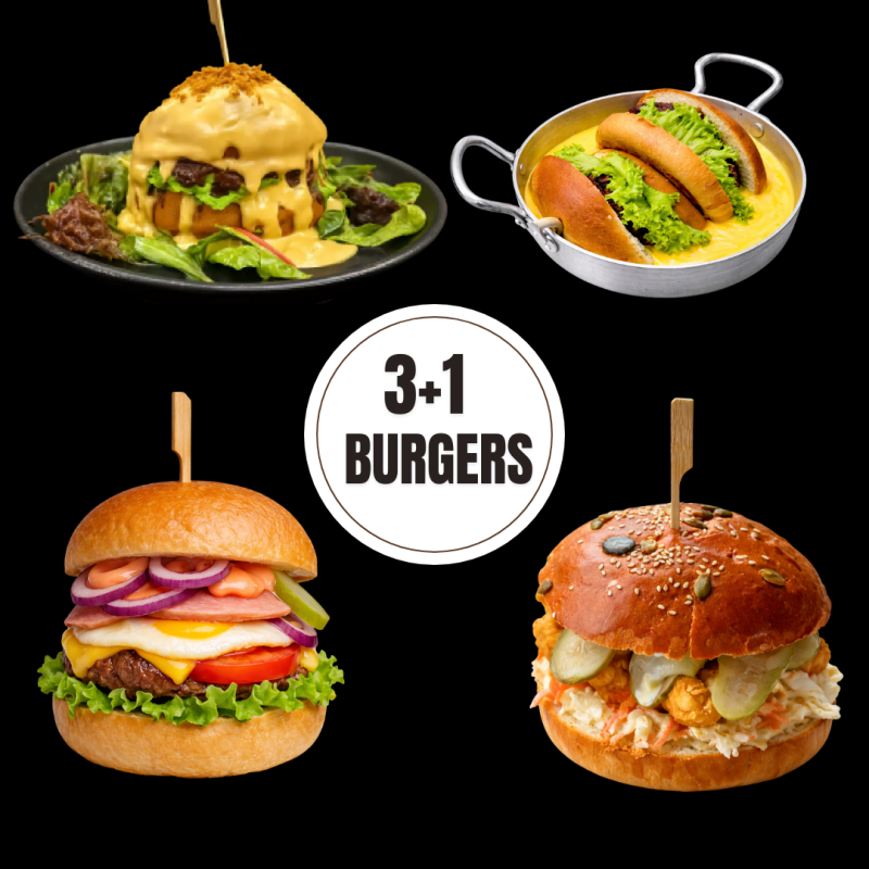 BURGER 3+1- ANGUS LOVERS