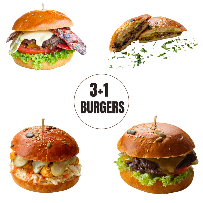 BURGER 3+1-FOR EVERYONE