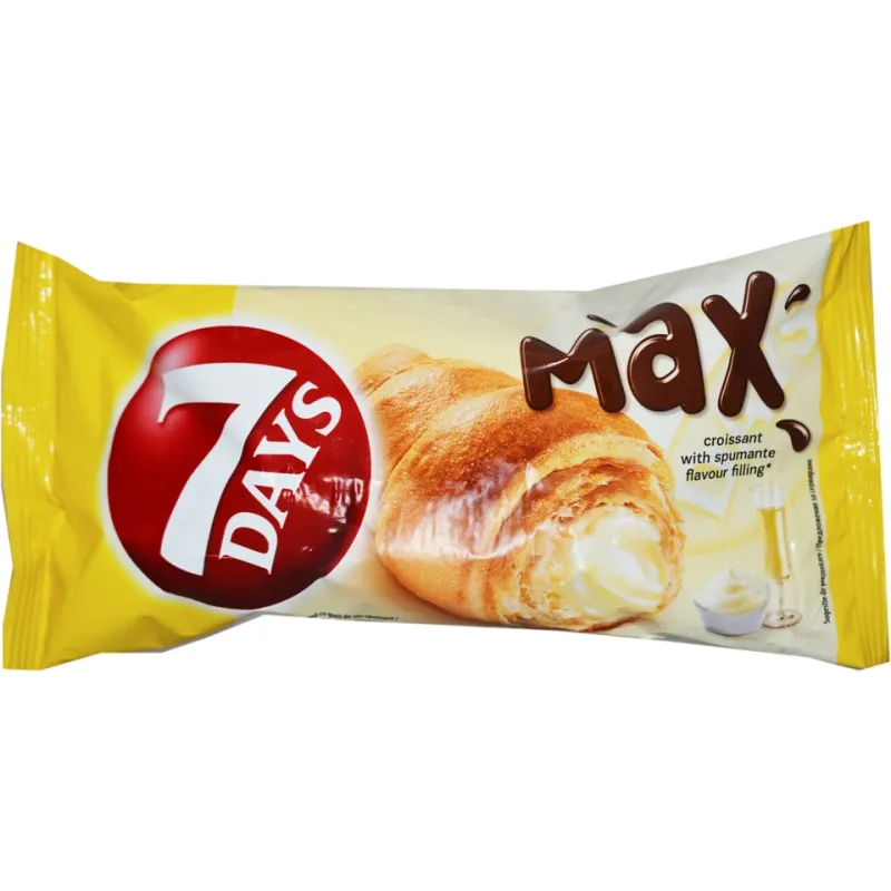 7DAYS CROISSANT CR CU GUST DE VIN SPUMANT 60G