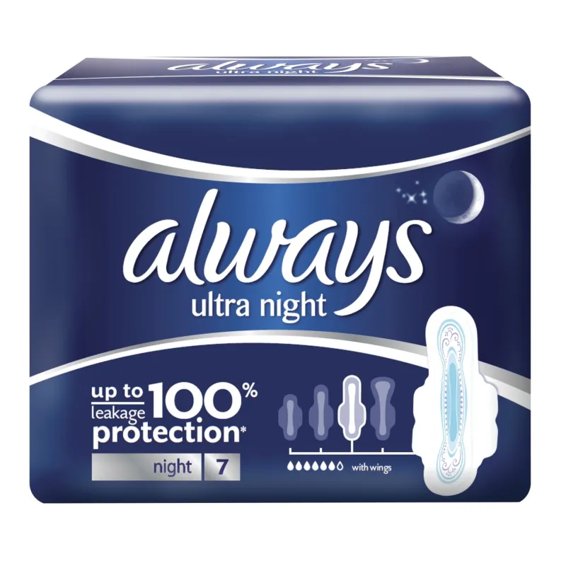 ABSORBANTE ALWAYS ULTRA NIGHT 7 BUC