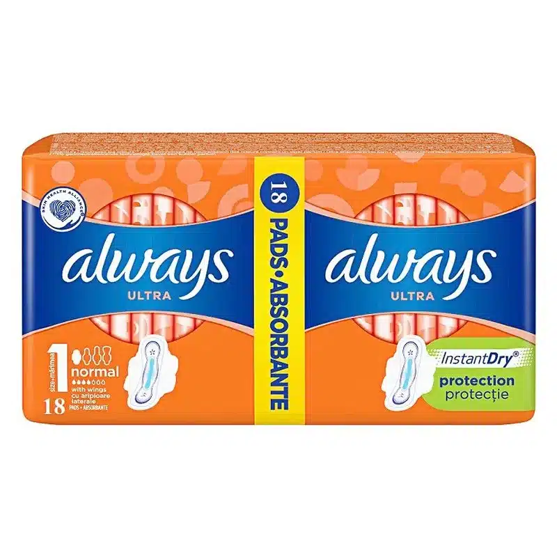 ABSORBANTE ALWAYS ULTRA NORMAL PLUS 18 BUC