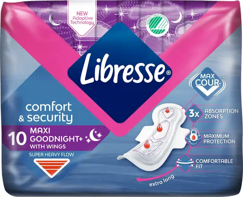 ABSORBANTE NOAPTE MAXI LIBRESSE 10B