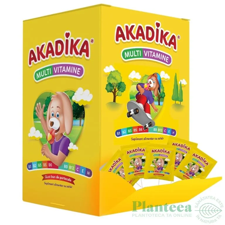 AKADIKA MULTIVITAMINE CU AR. PORTOCALE