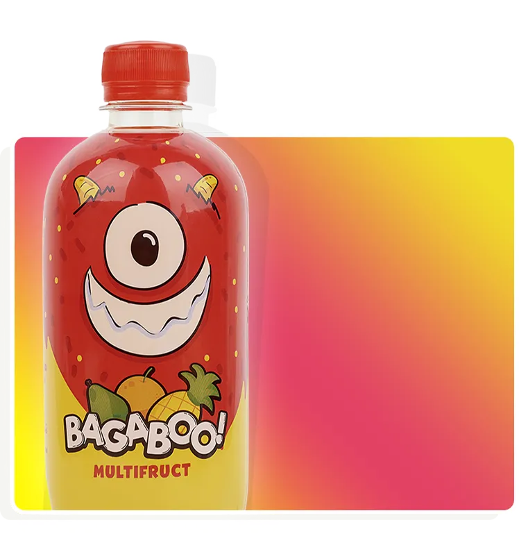BAUT BAGABOO CU AR. MULTIFRUCT PET 500ML SGR
