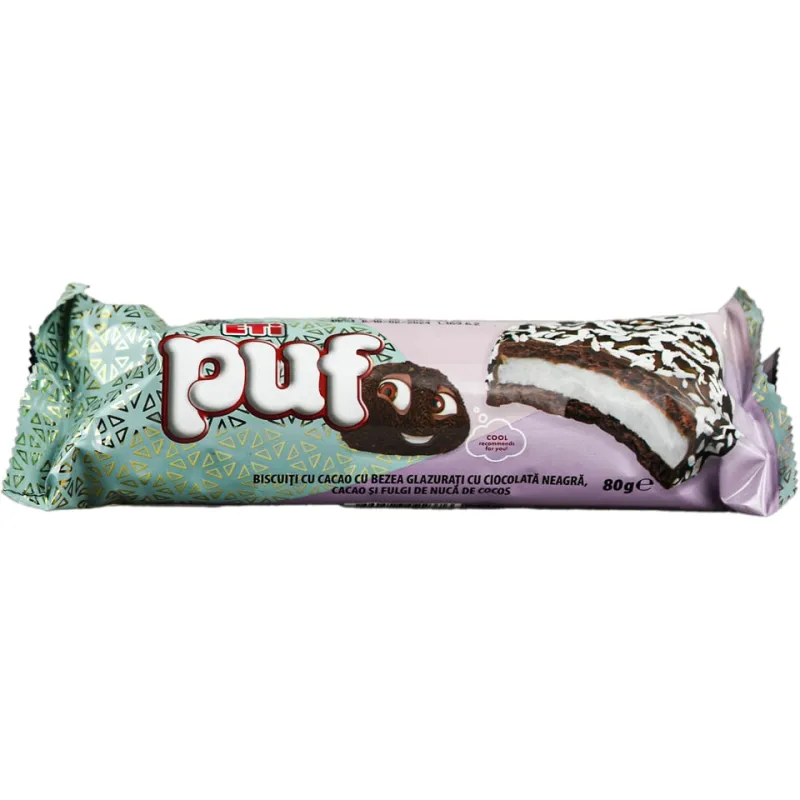 BISCUIT CU BEZEA SI COCOS PUF 16G