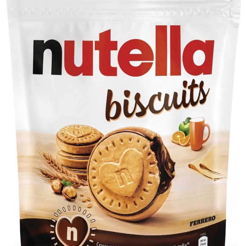 BISCUITI B READY CU CR ALUNE DE PADURE SI CACAO NUTELLA 44G